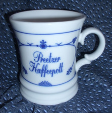 PREETZER Kaffeepott PREETZ Arko Becher Porzellan Strohblume Indisch Blau 400 ml
