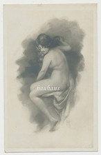 AK -  schöner weiblicher Akt - nackte Frau in erotische Pose  (N644)