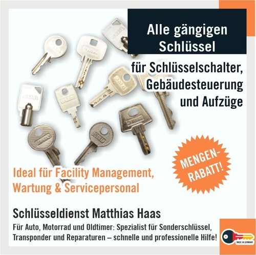 übliche schlüssel für - Übliche,