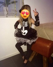 Kinderkostüm Skelett –