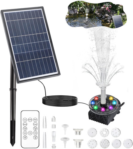 Led solar springbrunnen - springbrunnen, mit