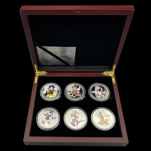 6pcs box disney silbermünze - 6pcs/box,