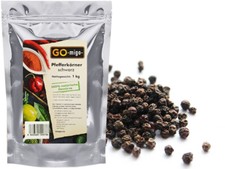 1kg Pfeffer Körner schwarz Pfefferkörner ganz 1000g Top Qualität