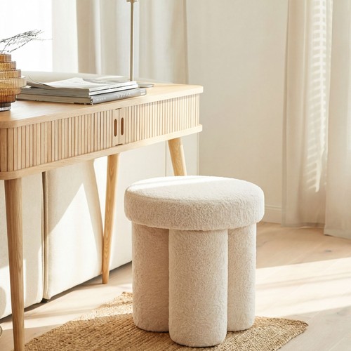 Sitzhocker teddy stoff - sitzhocker, 40cm