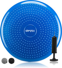 Gymtek® Sitzkissen Balancekissen Luftkissen Balance Pad mit Pumpe rund 