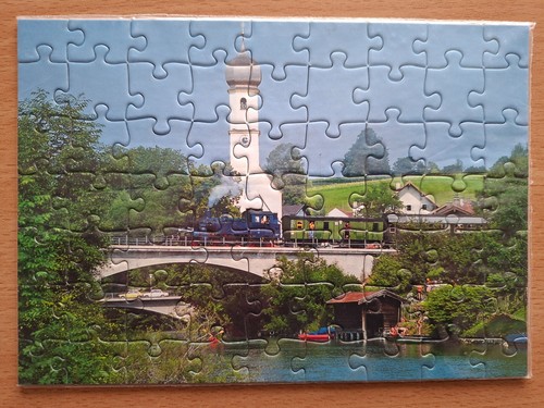 Puzzle dampf tenderlokomtive - dampf,