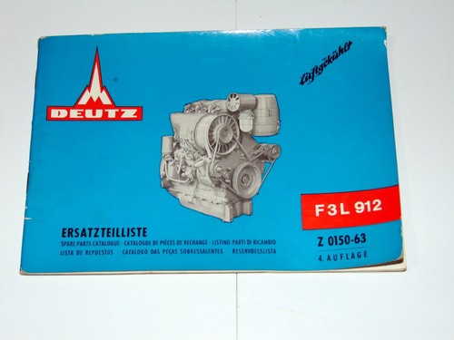 Deutz ersatzteilliste motor - deutz,