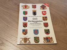 KFZ Kennzeichen "Wo kommt der denn her?" 1993 Heft Buch Broschüre Uwe Petzold