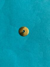 Zeigerscheibe Messing rund mit runder Öffnung Zeigerbefestigung  Großuhr Dm 8