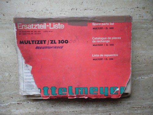 Gebrauchte ersatzteilliste von - gebrauchte,