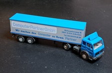 Wiking Mercedes MB 1619 S Koffer-Lastzug Computer-Partner neuwertig