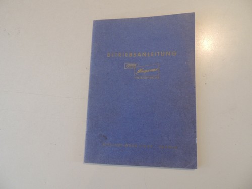 Betriebs anleitunghandbuch