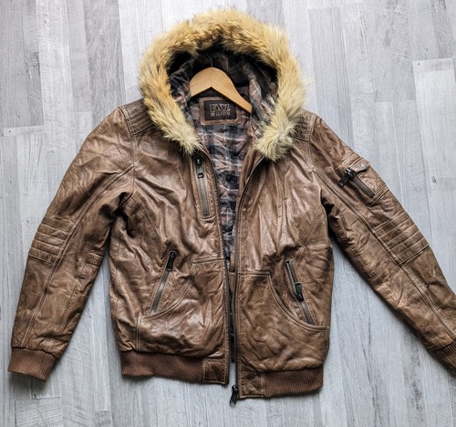 Lederjacke leder braun - lederjacke, /