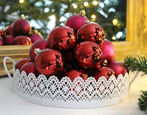 Set stück christbaumkugeln - set,