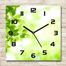 Wanduhr Echt-Glas-Küchenuhr