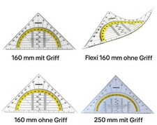 Geodreieck 160 250 - 160, |