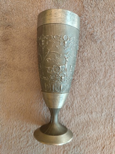Zinnbecher mit jagdmotiv - mit, –