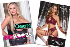 Erotik Kalender Set 2-er Pin Up Wandkalender DIN A 3 - 297 x 420 mm Nr29.