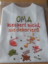 XL Latz OMA kleckert nicht