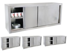 Wandschrank Hängeschrank Wandhängeschrank Edelstahl Schrank Gastro Beeketal