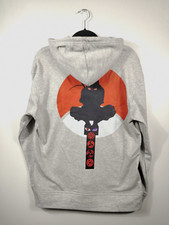 Itachi Sasuke Ushia Naruto Minato Siegel Fuchs Funny Herren Hoodie Grau M