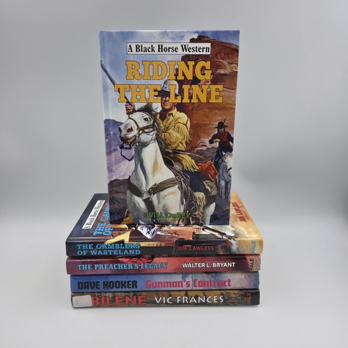 Black horse western book - black,