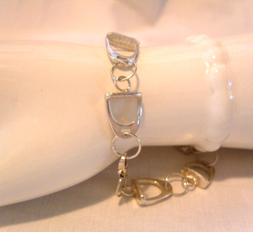 Armband silber pferd - silber,