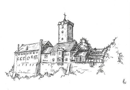 Original tuschezeichnung der - original,
