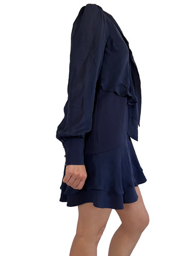 Parker kenji silk blend - silk, ruffle