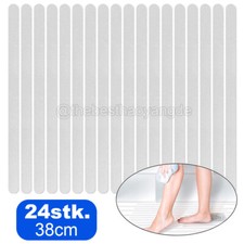 24x Anti-Rutsch-Streifen Aufkleber Dusche Badewanne Treppe selbstklebend 38x2 cm