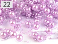 Perlenband Perlenkette Deko Perlen Tischdeko Perlengirlande Hochzeit Farbwahl