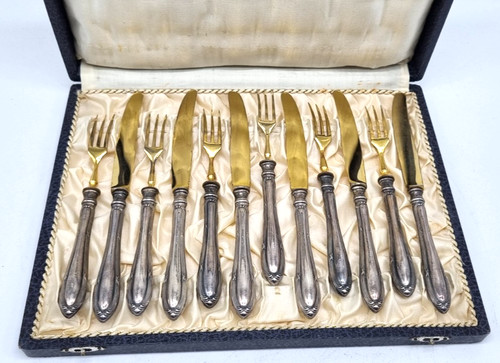 12er set antik 800er silber - 12er,