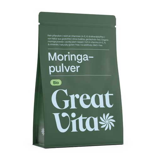 Greatvita bio moringa pulver - bio, moringa-pulver