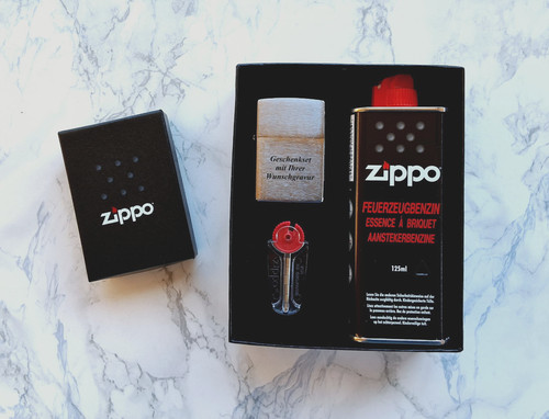 Zippo geschenkset 3tlg mit - geschenkset,