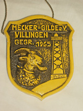 Villingen Fasnet Fasnacht Mecker - Gilde e.V. gegr. 1965 Orden Abzeichen Ziegenk