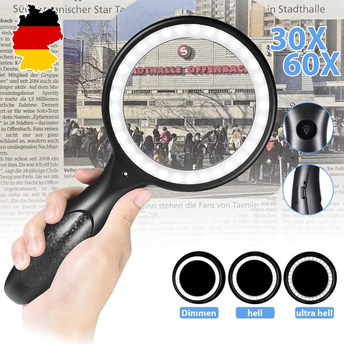 Große lupe led handlupe - große,
