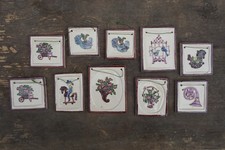 10 schöne DDR Keramk Fliesen