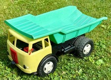 DDR LKW Kipper Dumper Spielzeug Sandkasten Sandkipper 1970er Jahre Kunststoff