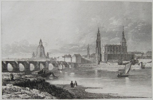 Dresden canaletto blick - dresden, elbe