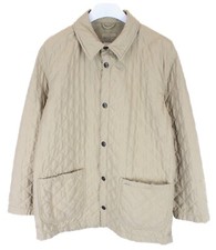 BERETTA CoolMax Thermore Jacke Herren UK 42 Druckknöpfe Polokragen Beige