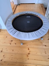 TRAMPOLIN schwarz-grau, gebraucht, 102 cm Durchmesser, 40-100 kg #18654127291
