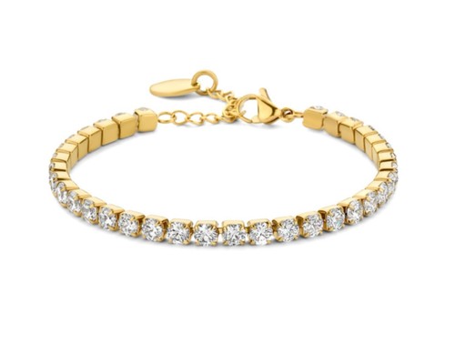 Lovebird tennis armband gold - lovebird,