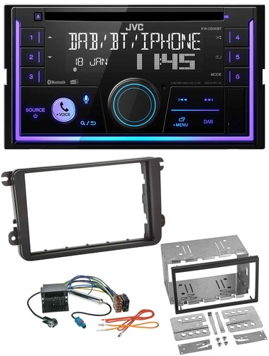 Jvc mp3 usb 2din - usb, bluetooth