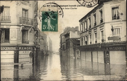 Postkarte paris vaugirard - paris,