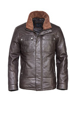 bugatti Lederjacke BUMARCELLO mit weichem Stehkragen "NEU"