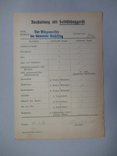 Luftschutz/Ausstattung mit Selbstschutzgerät 20. 2. 1941 Bogen/Straubing