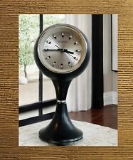 Space Age Tischuhr Vintage Panton Kugel Tulip Tulpenfuß 70er Retro Atomic Orbit