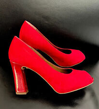 w/NEU-1xgetragen! TAMARIS Pumps 39 rot Leder Peep Toe Highheel