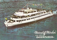 Alte AK Motorschiff " München "