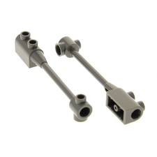 2x Lego Waffe Stab Laser Kanone 1x8x1 alt-dunkel grau Star Wars 7191 7140 30359a